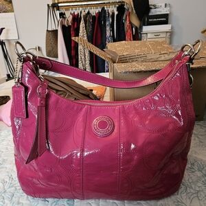 Coach Ashley Patent Leather Crossbody